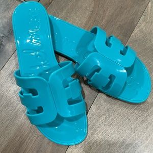 Sam Edelman bay jelly slides